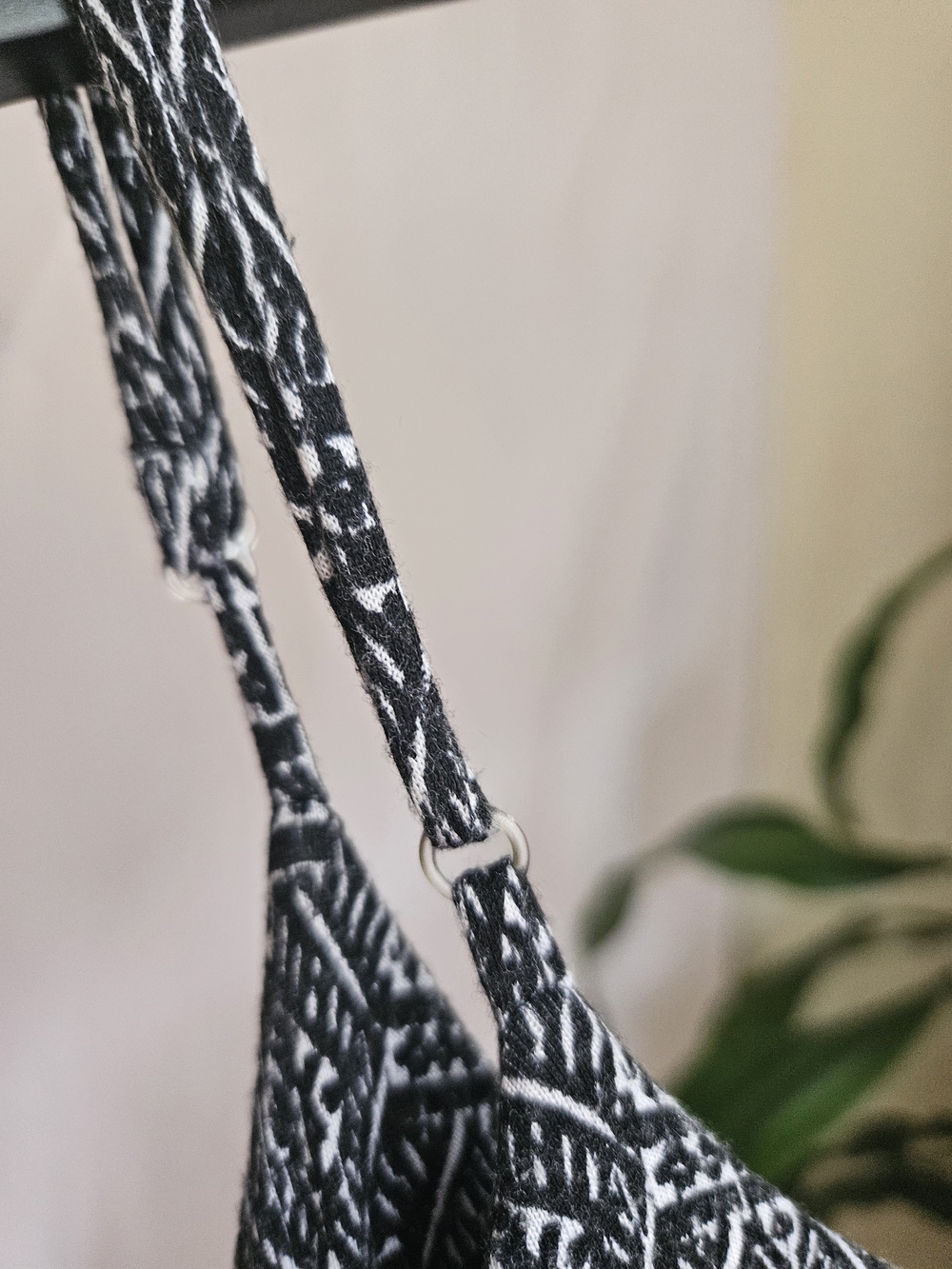 LUSH Maxi Dress – Black & White Geometric Print - Picture 7 of 12